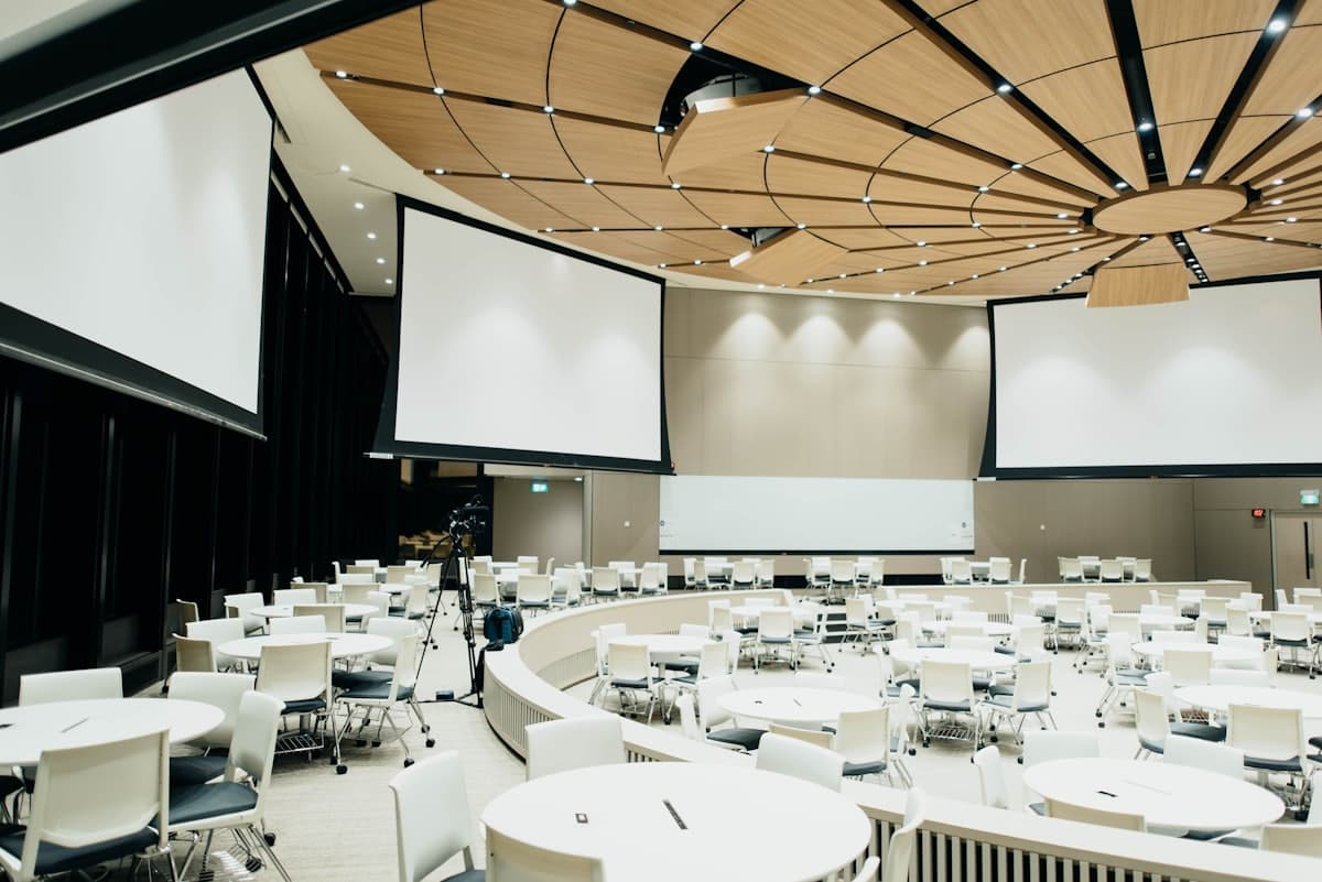 Event venue setup for RSVP and reservation support