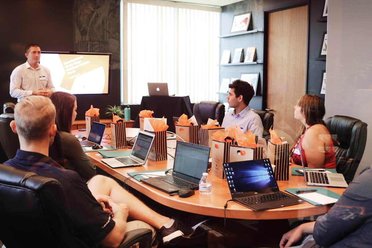 Operations leaders reviewing industry support plans