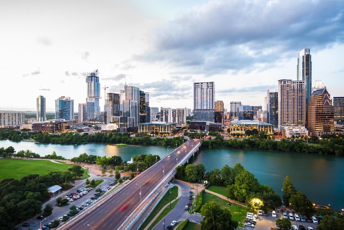 Houston skyline representing Gulf Coast market coverage