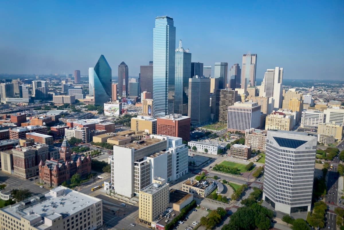 Dallas skyline representing Texas market coverage